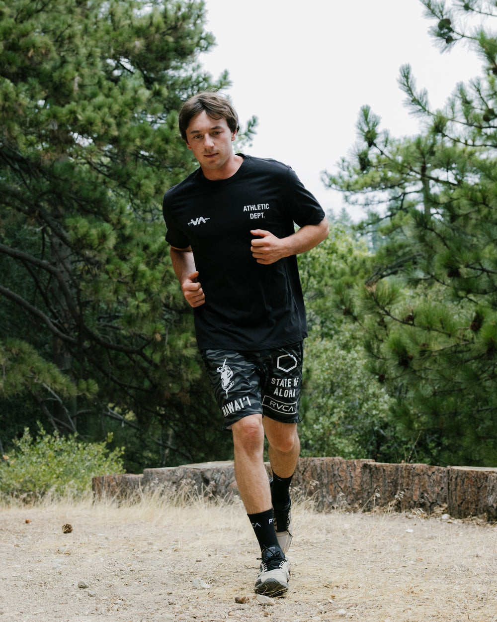 Athletic Department Short Sleeve Tee - Black | RVCA outlet