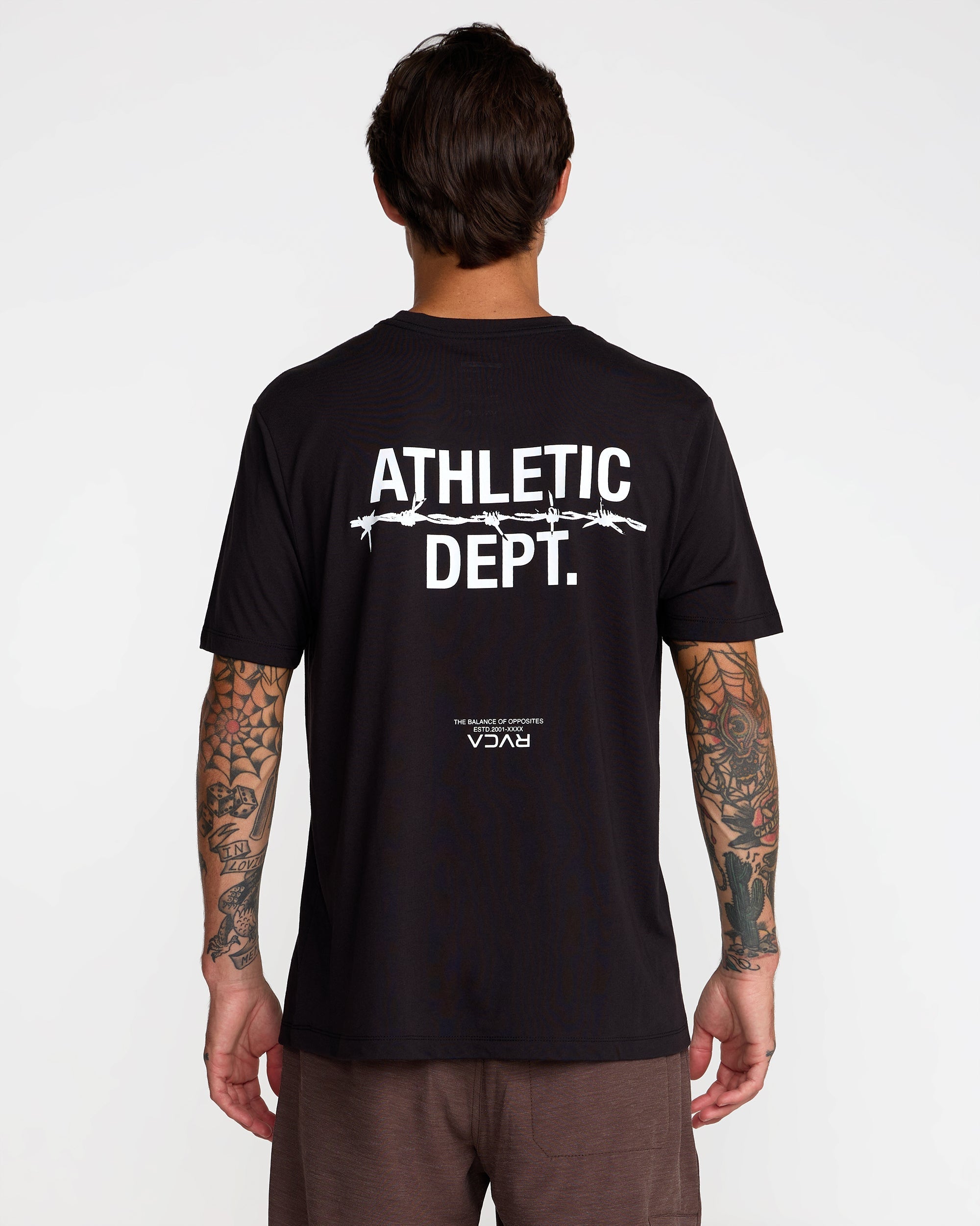 Athletic Department Short Sleeve Tee - Black | RVCA outlet