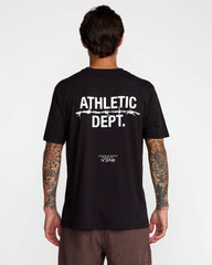 Athletic Department Short Sleeve Tee - Black | RVCA outlet