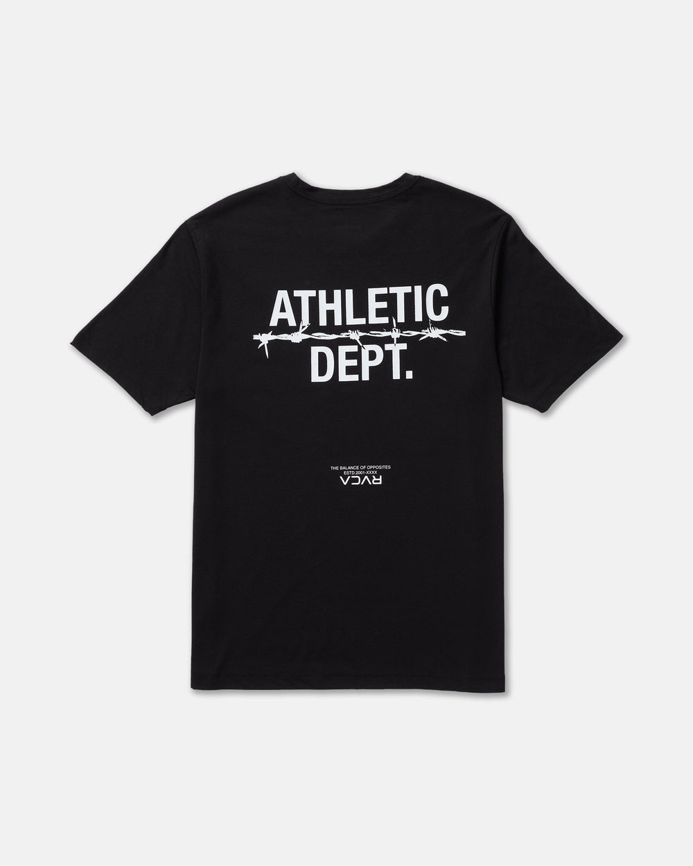 Athletic Department Short Sleeve Tee - Black | RVCA outlet
