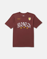 RVCA Star FC Short Sleeve Tee - Red Earth | RVCA for sale