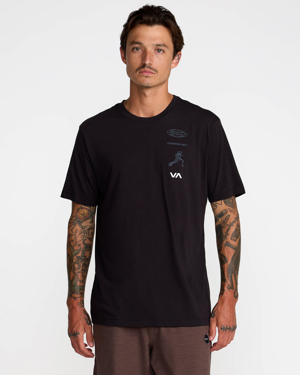 VA Wide Range Short Sleeve Tee - Black | RVCA online