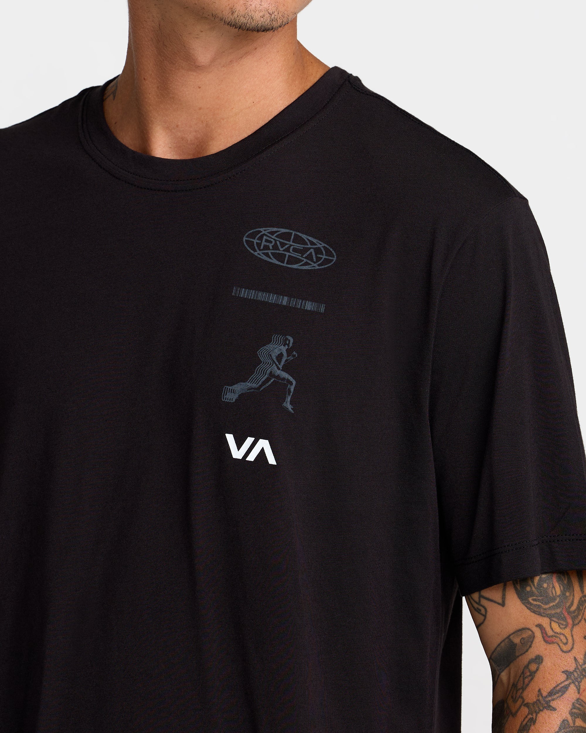 VA Wide Range Short Sleeve Tee - Black | RVCA online