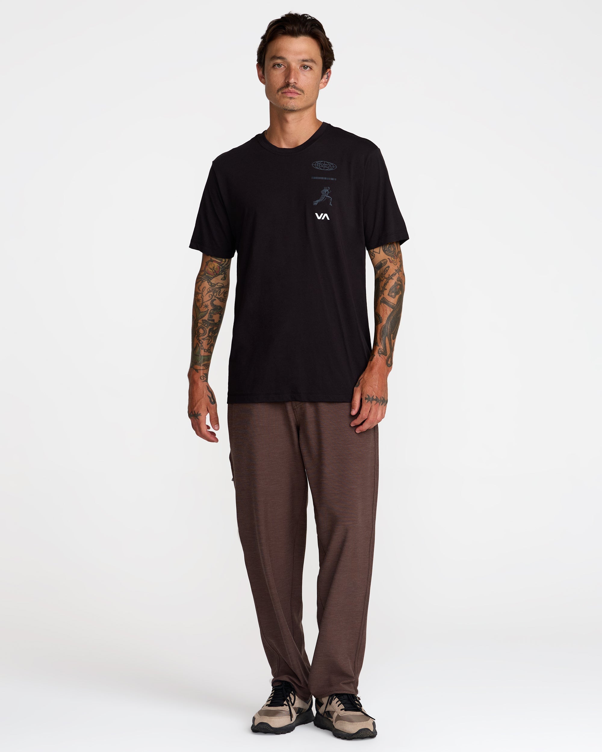 VA Wide Range Short Sleeve Tee - Black | RVCA online