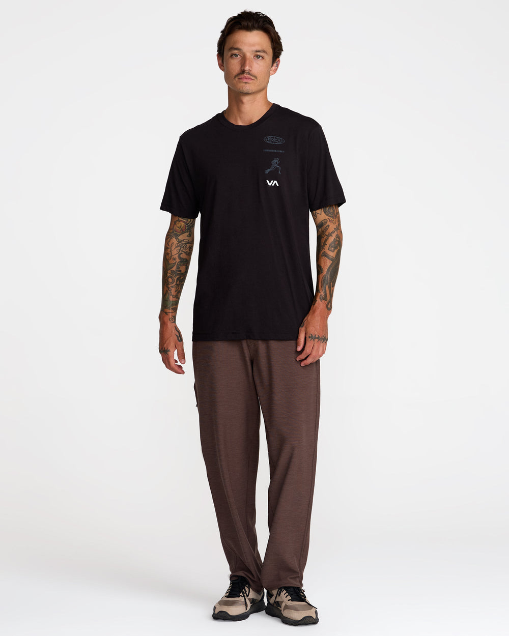 VA Wide Range Short Sleeve Tee - Black | RVCA online