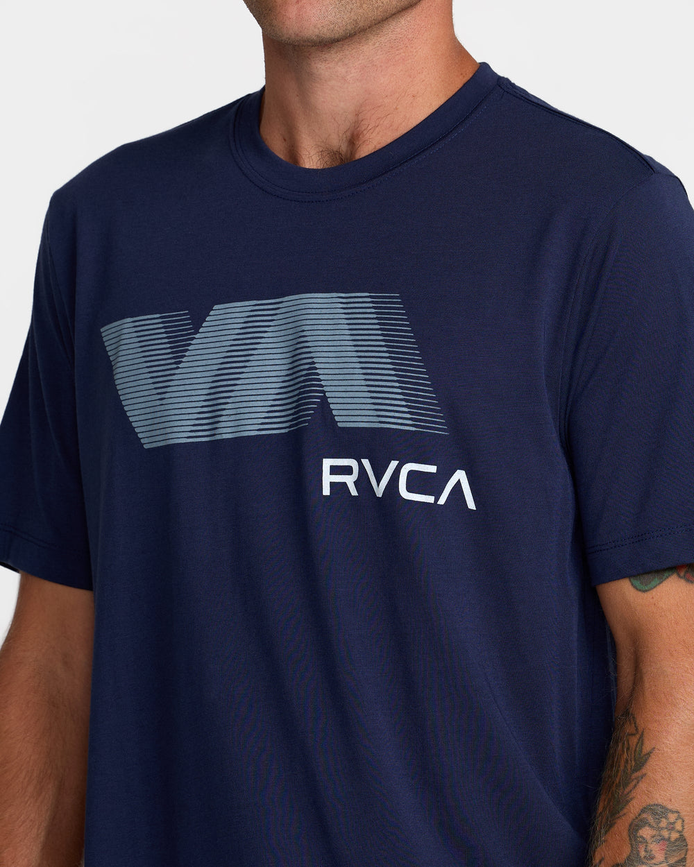 VA Blur Short Sleeve Tee - Navy Marine | RVCA US