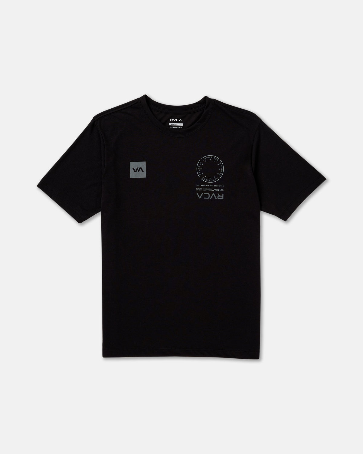VA Mark 2 Short Sleeve Tee - Black | RVCA discount