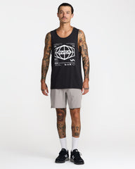 World Hex Tank Top - Black | RVCA online