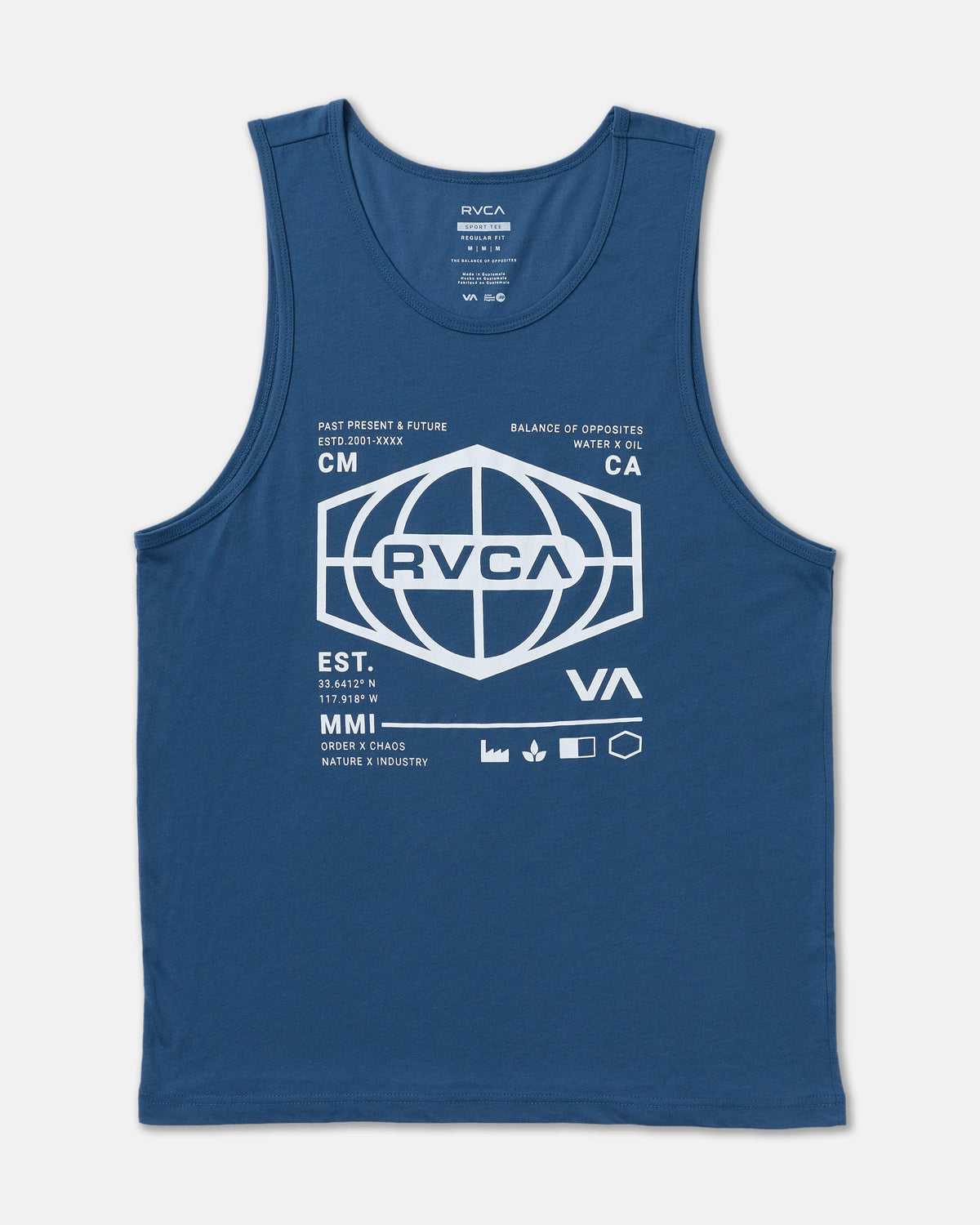 World Hex Tank Top - Dark Denim | RVCA sale