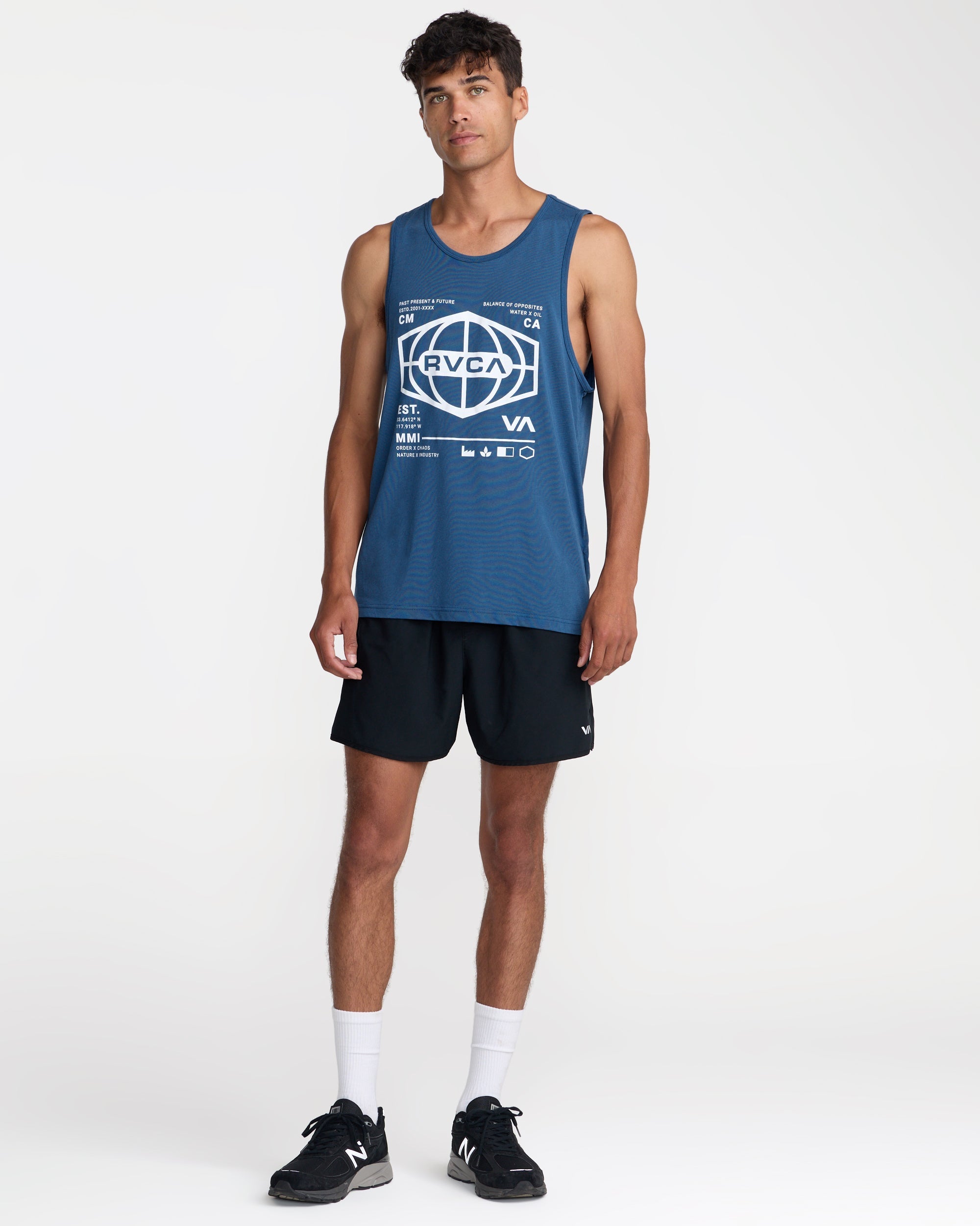 World Hex Tank Top - Dark Denim | RVCA sale