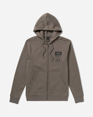 RVCA Trade Zip Hoodie - Mushroom | RVCA on sale