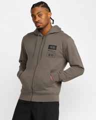 RVCA Trade Zip Hoodie - Mushroom | RVCA on sale