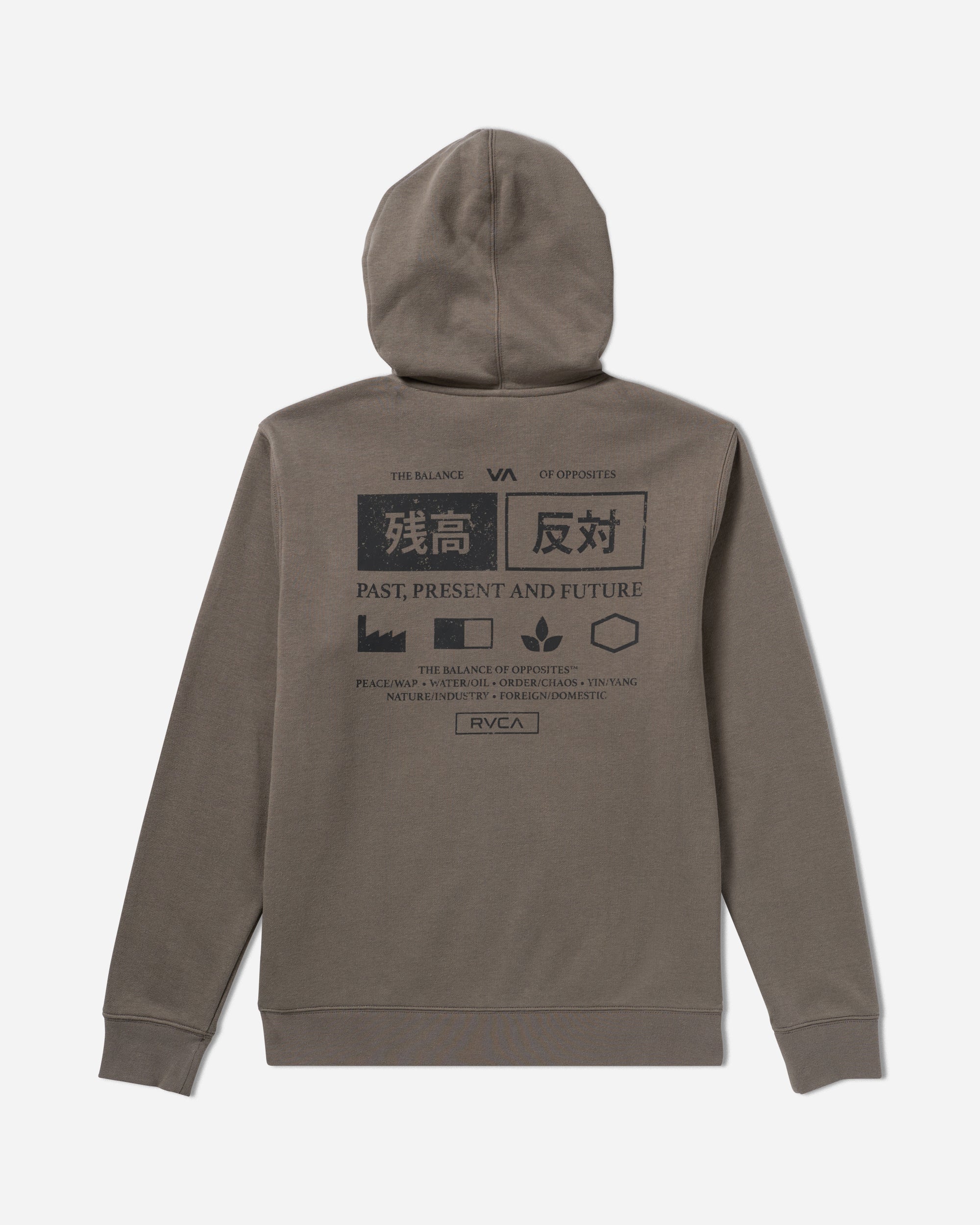 RVCA Trade Zip Hoodie - Mushroom | RVCA on sale