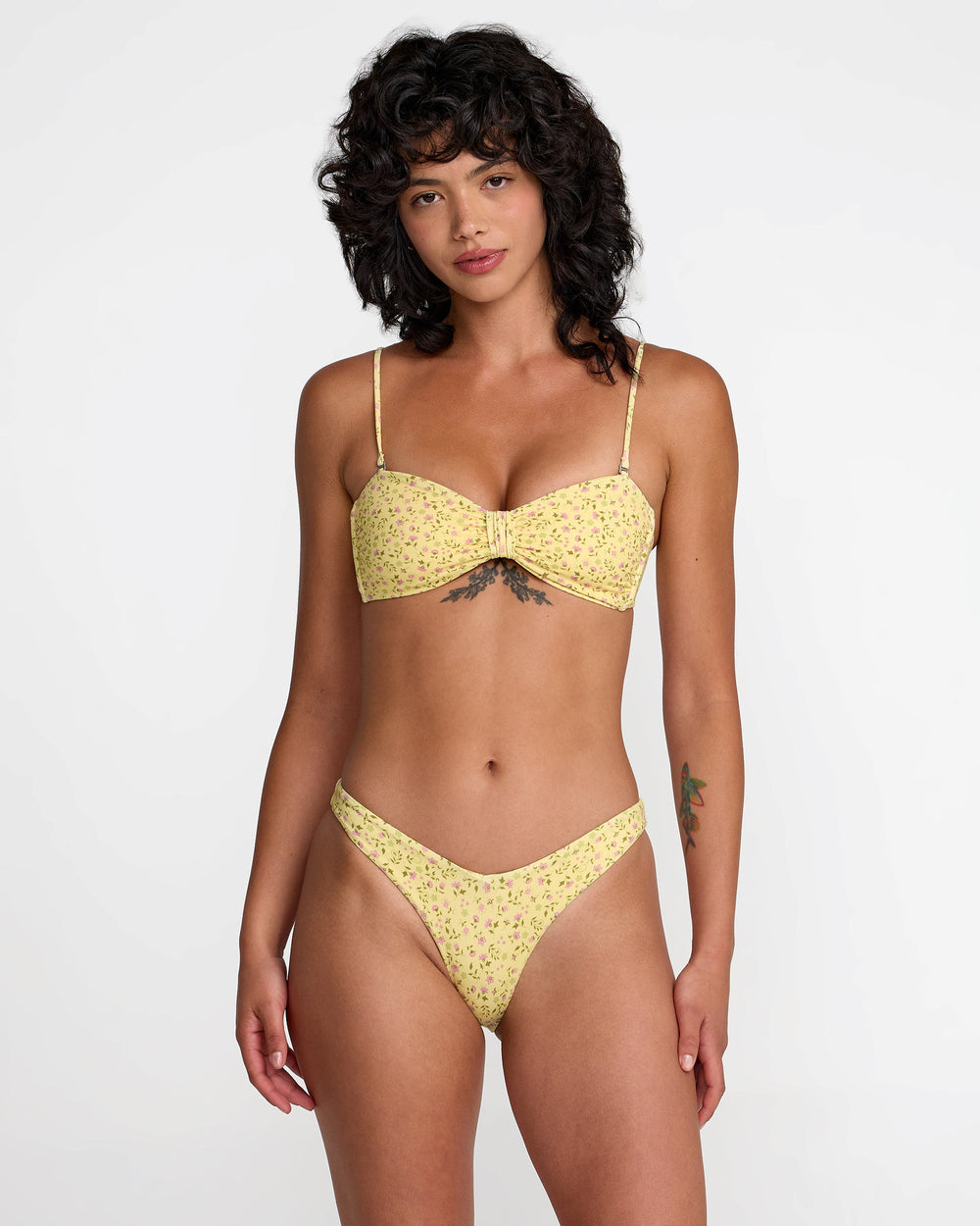 Amalfi Cinch Bandeau Bikini Top - Sunshine | RVCA near me