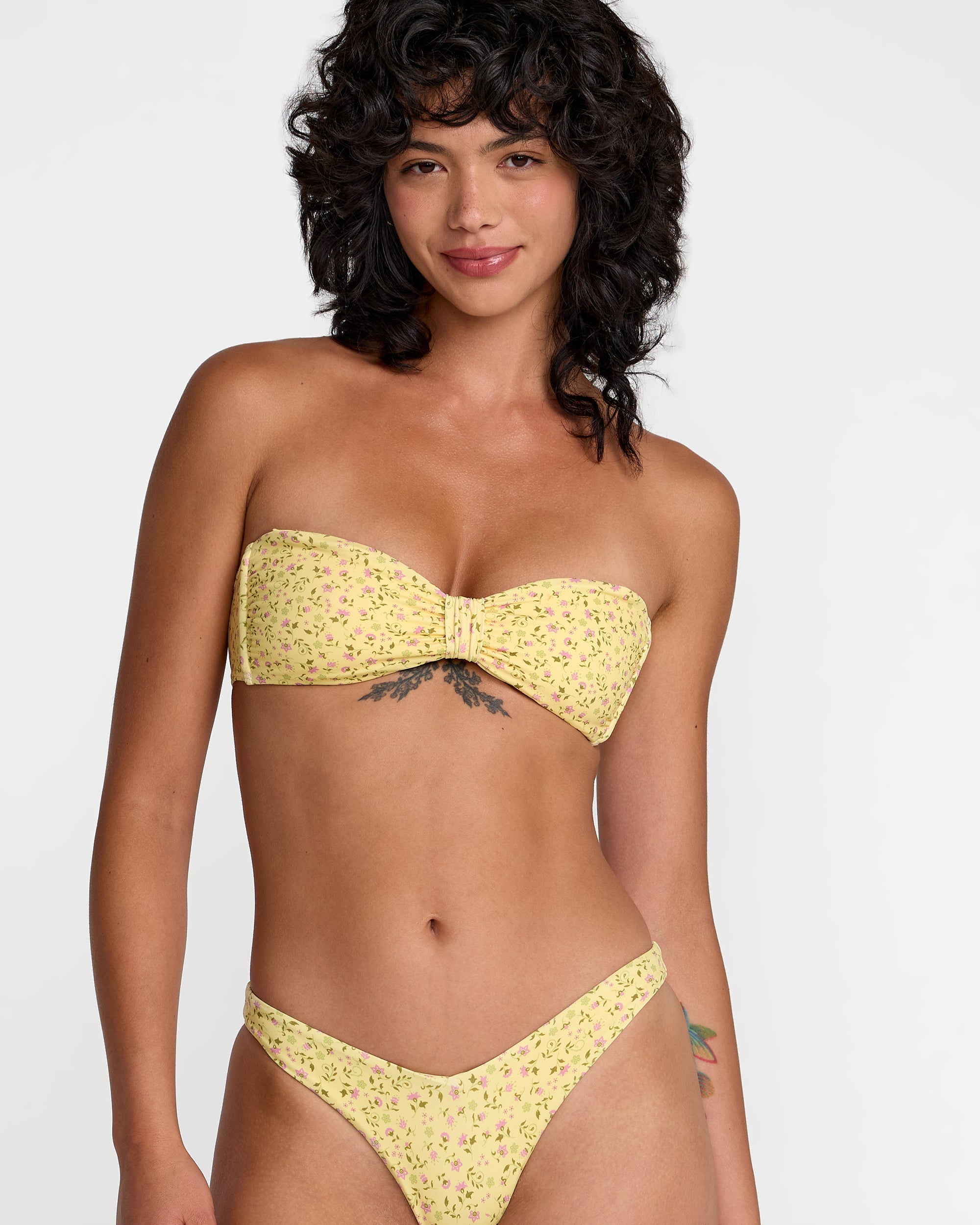 Amalfi Cinch Bandeau Bikini Top - Sunshine | RVCA near me