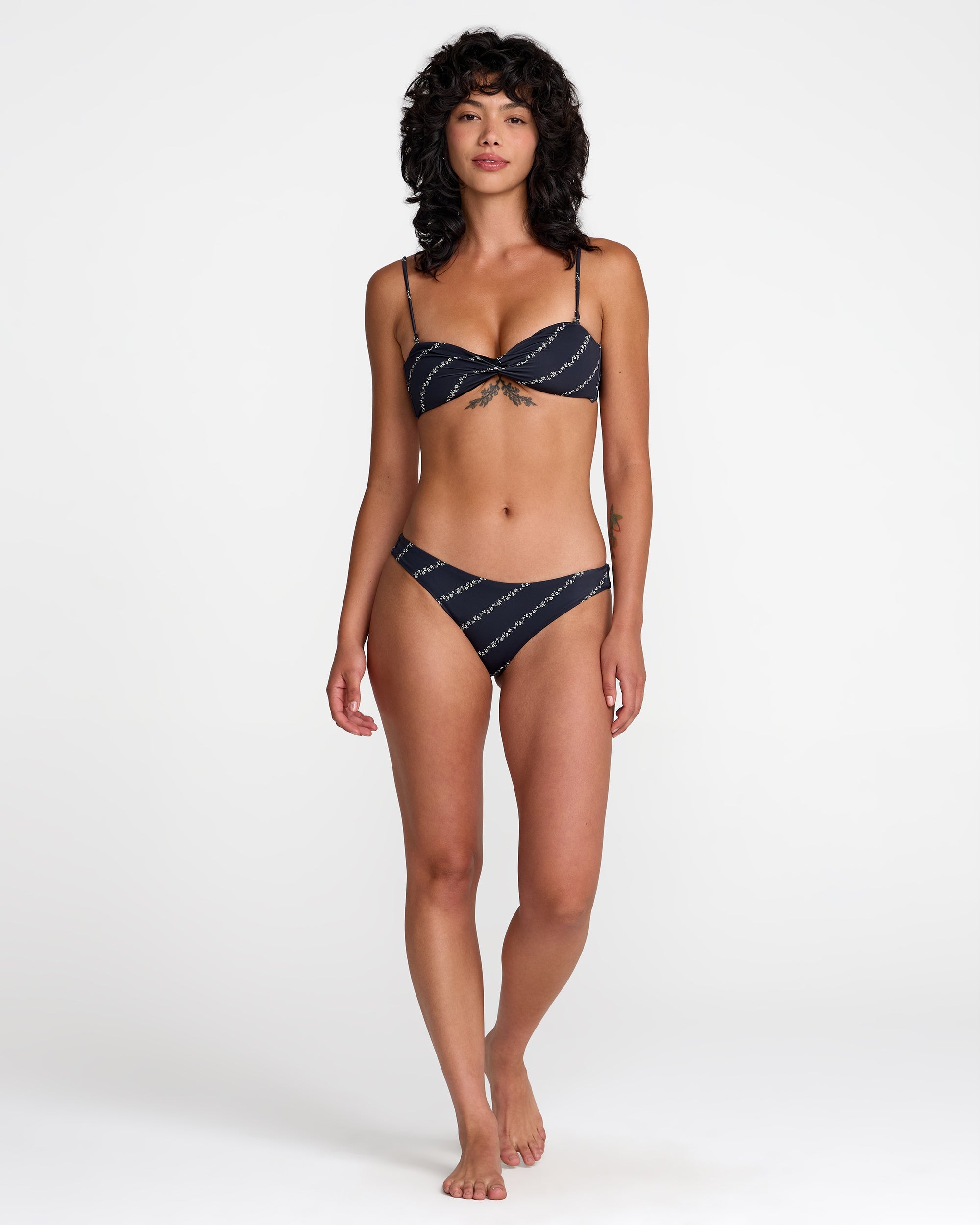 Florence Twist Bandeau Bikini Top - RVCA Black | RVCA sale