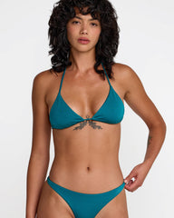 Shimmer Halter Triangle Bikini Top - Marine | RVCA near me