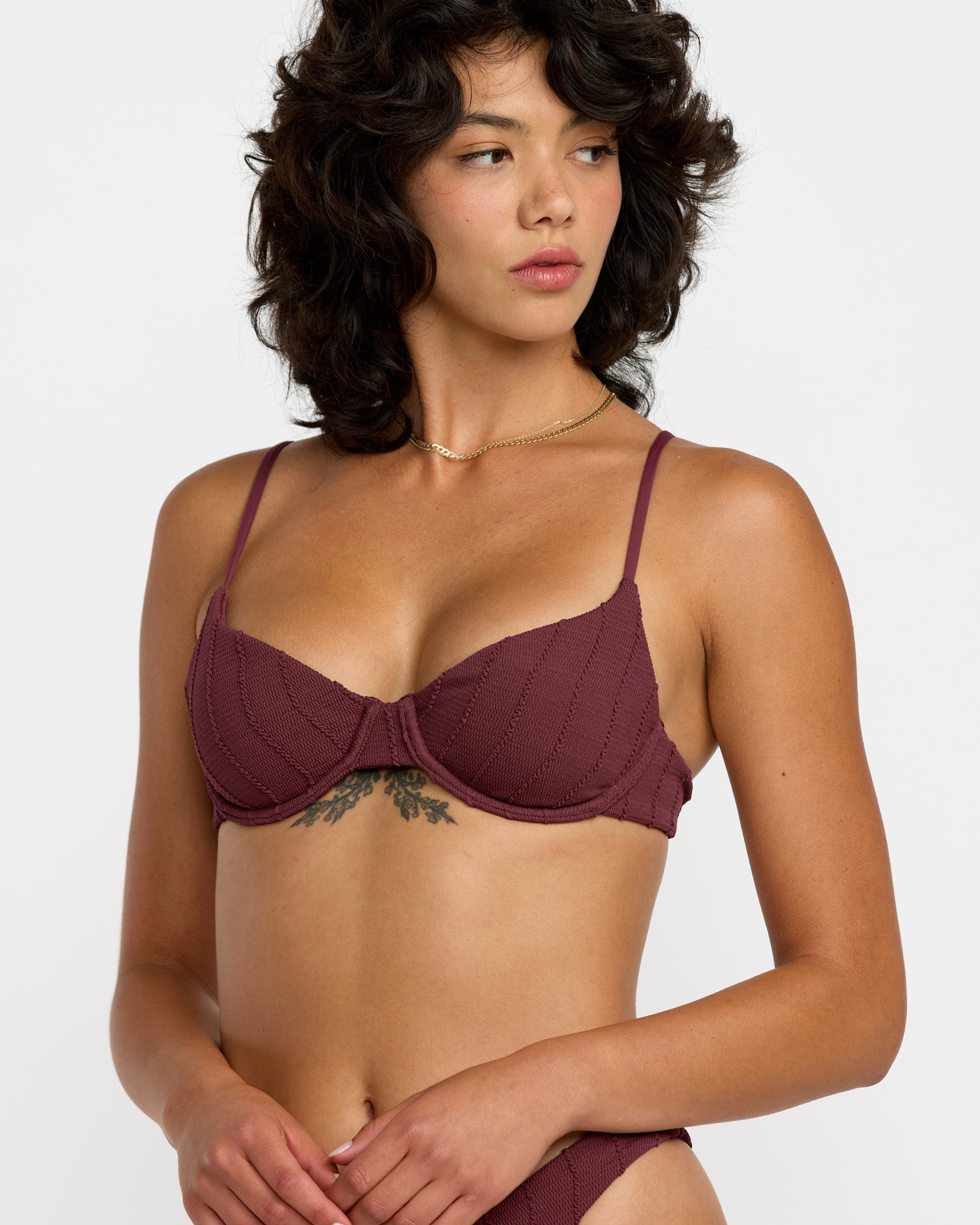 Chevy Grooves 90s Underwire Bikini Top - Redwood | RVCA on sale