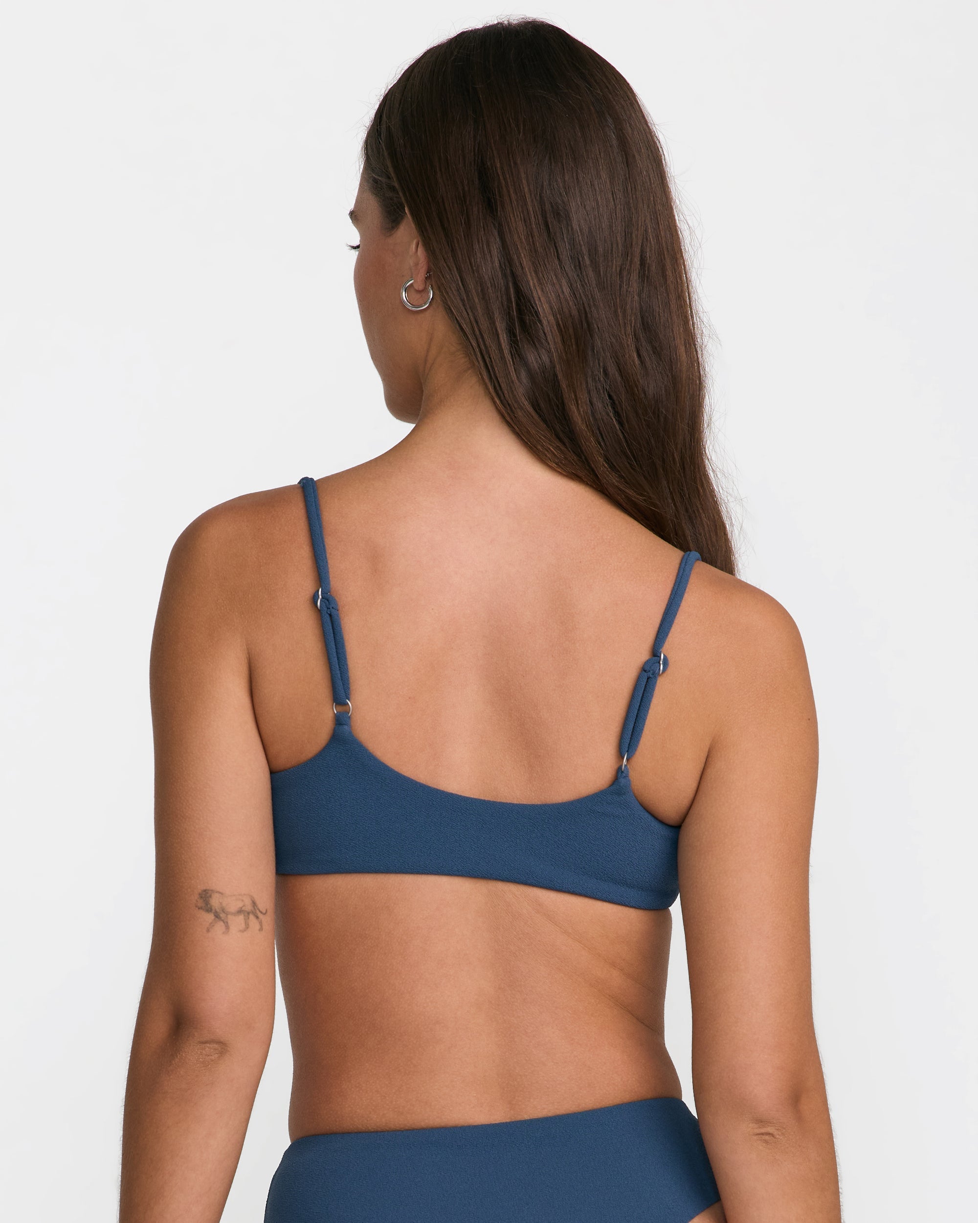 Costa Crinkle Bralette - Slate Blue | RVCA online