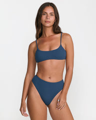 Costa Crinkle Bralette - Slate Blue | RVCA online