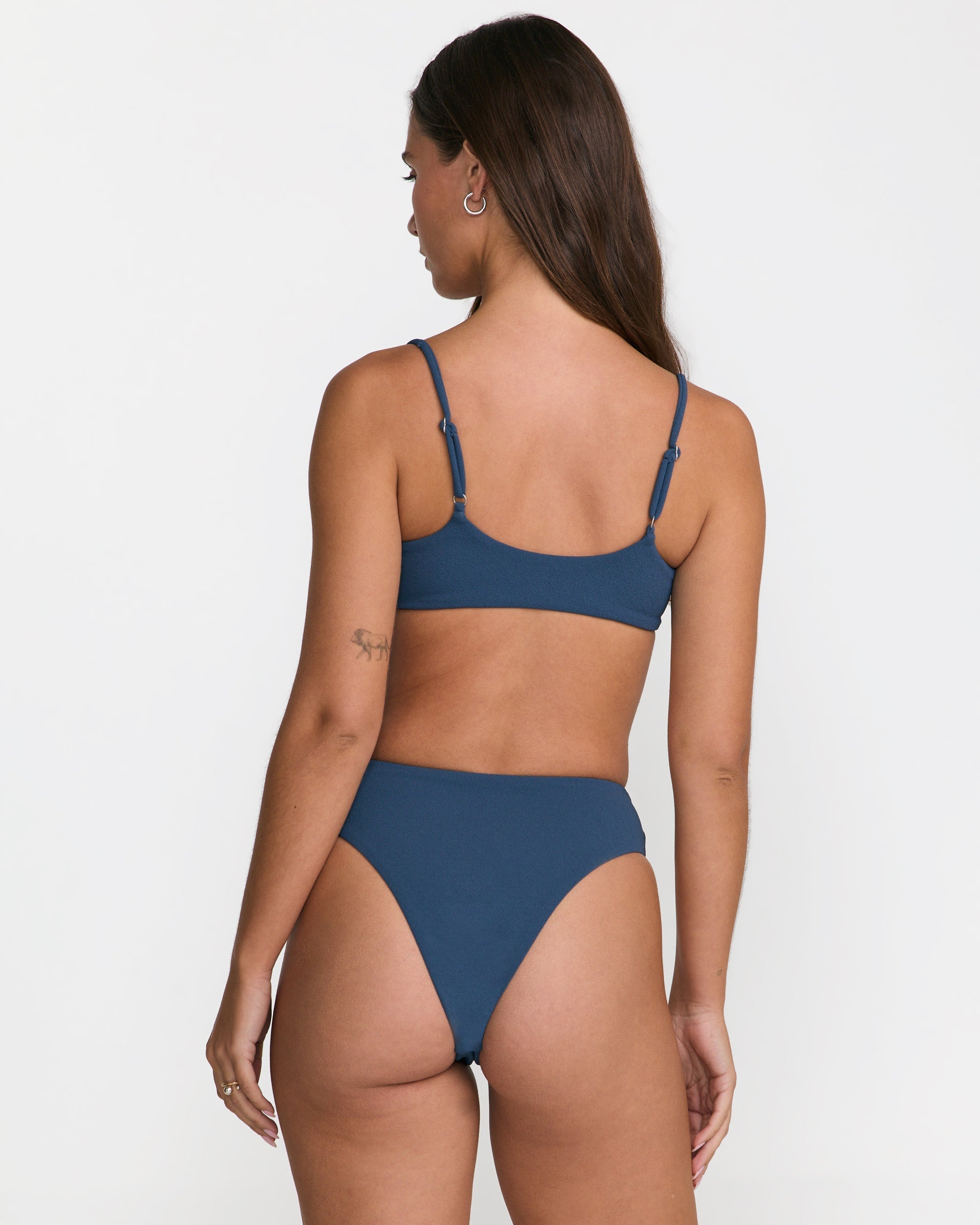 Costa Crinkle Bralette - Slate Blue | RVCA online