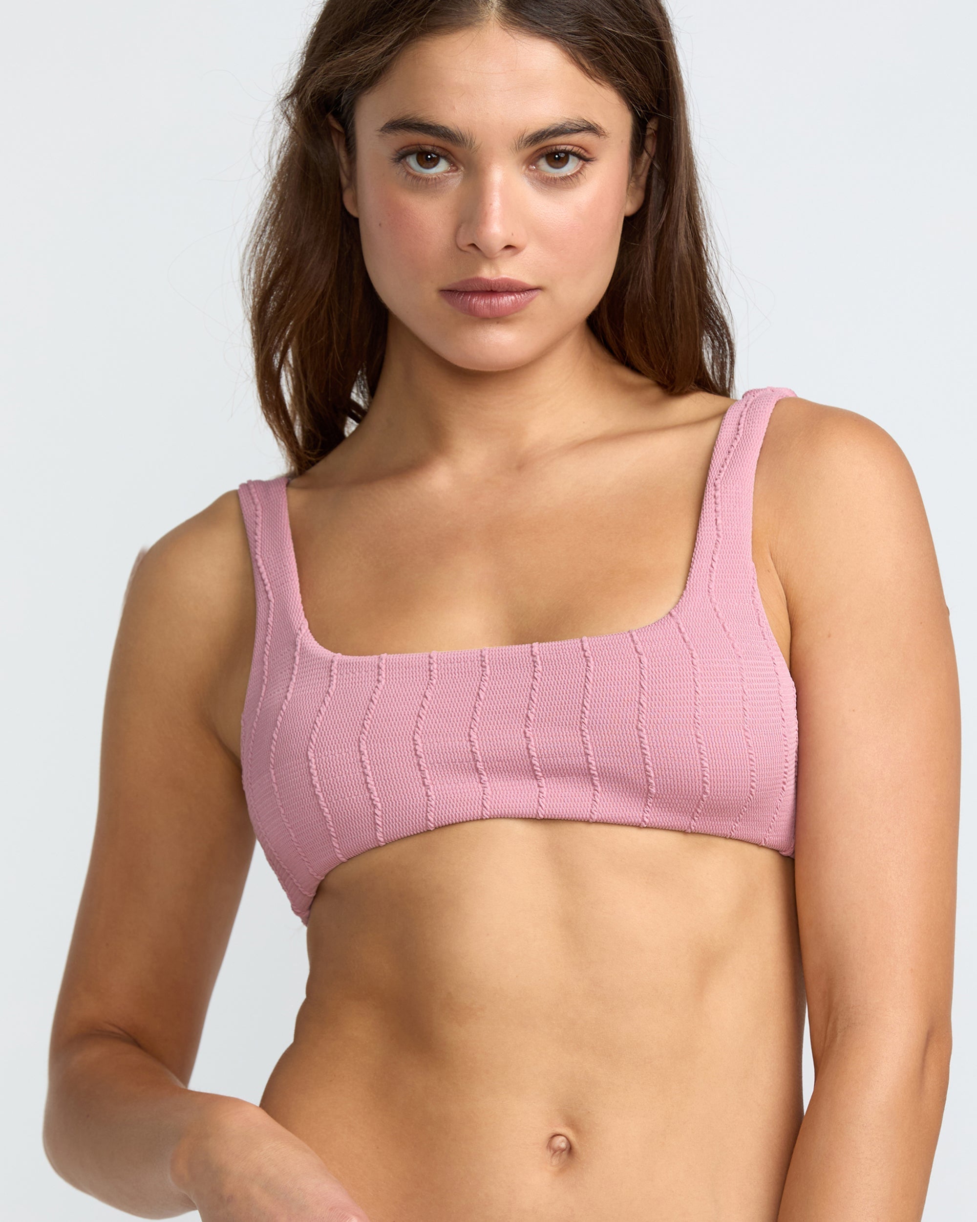 Chevy Grooves Lace BK Bralette Bikini Top - Amethyst Smoke | RVCA US