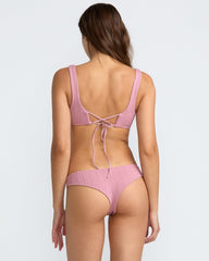 Chevy Grooves Lace BK Bralette Bikini Top - Amethyst Smoke | RVCA US