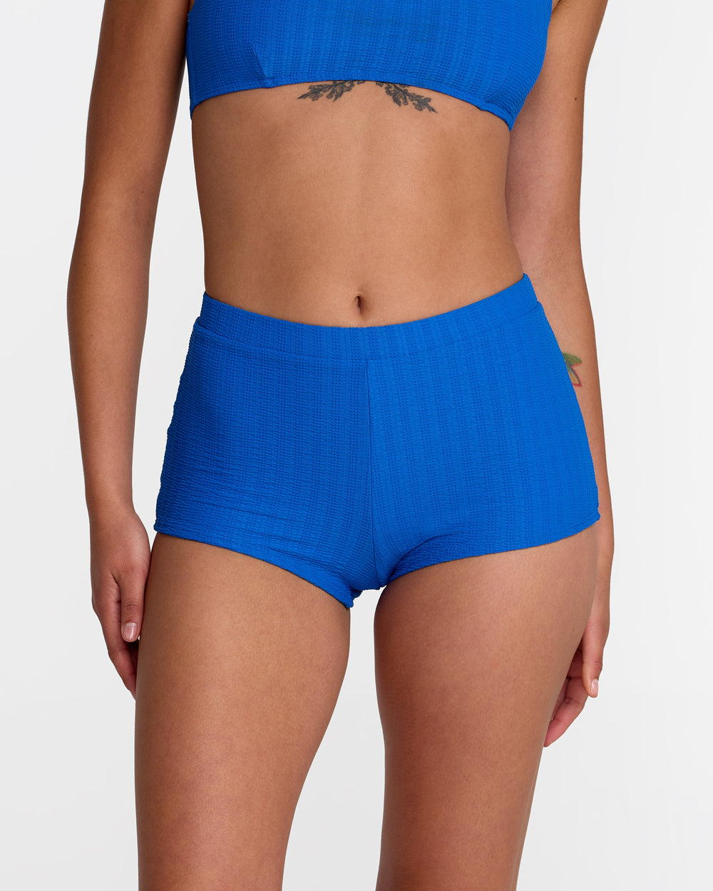 Pucker Boy Short Bikini Bottom - Blue Belt | RVCA discount