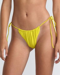 Solid Slide Tie Skimpy Bikini Bottom - Citrus | RVCA sale