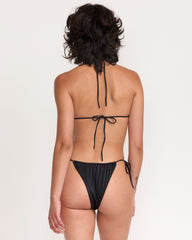 Solid Slide Tie Skimpy Bikini Bottom - Rvca Black | RVCA on sale