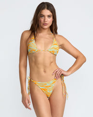 Summer Safari Tie Side Skimpy Bikini Bottom - Mango Yellow | RVCA on sale