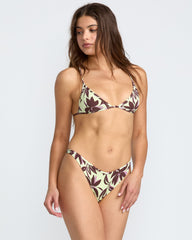 Paradiso Binded Ultra Skimpy Bikini Bottom - Lint Dark Floral | RVCA sale