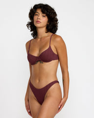 Chevy Grooves Bikini Bottom - Redwood | RVCA sale
