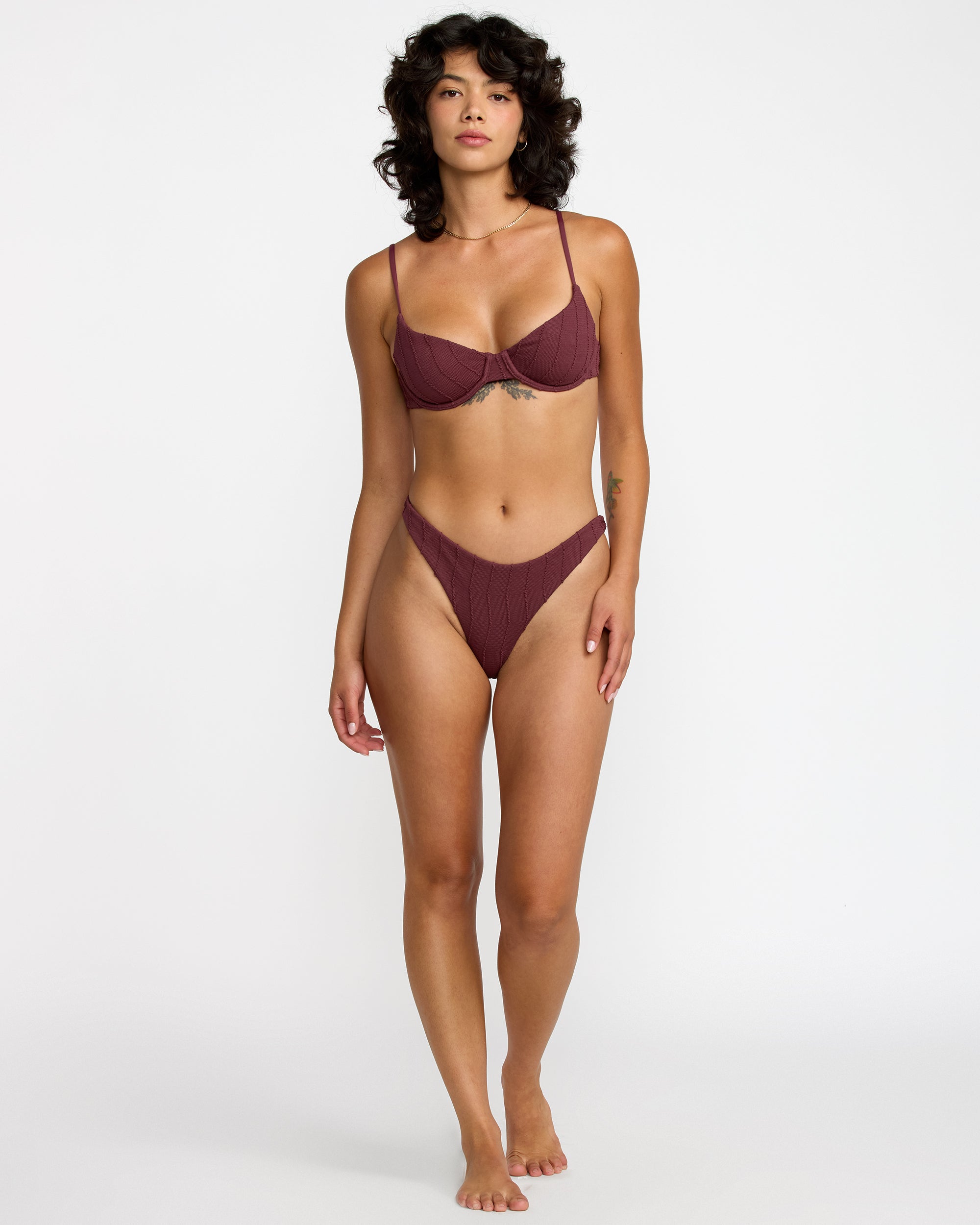 Chevy Grooves Bikini Bottom - Redwood | RVCA sale