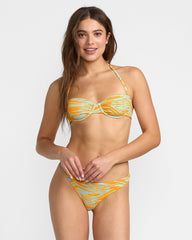 Summer Safari Medium French Bikini Bottom - Mango Yellow | RVCA for sale