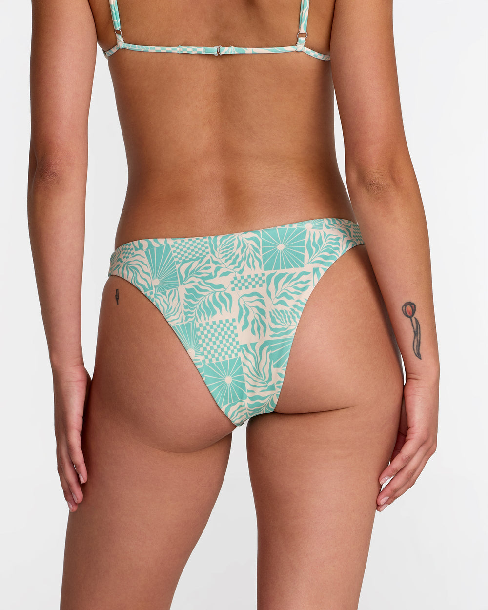Sun Tides Medium French Bikini Bottom - Aqua Haze | RVCA discount