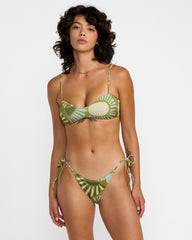 Rise & Set Bikini Bottom - Moss Green | RVCA online