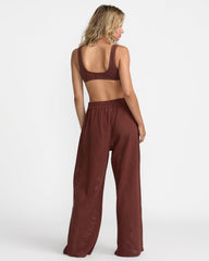 Fade Crochet Shirt - Mocha | RVCA on sale