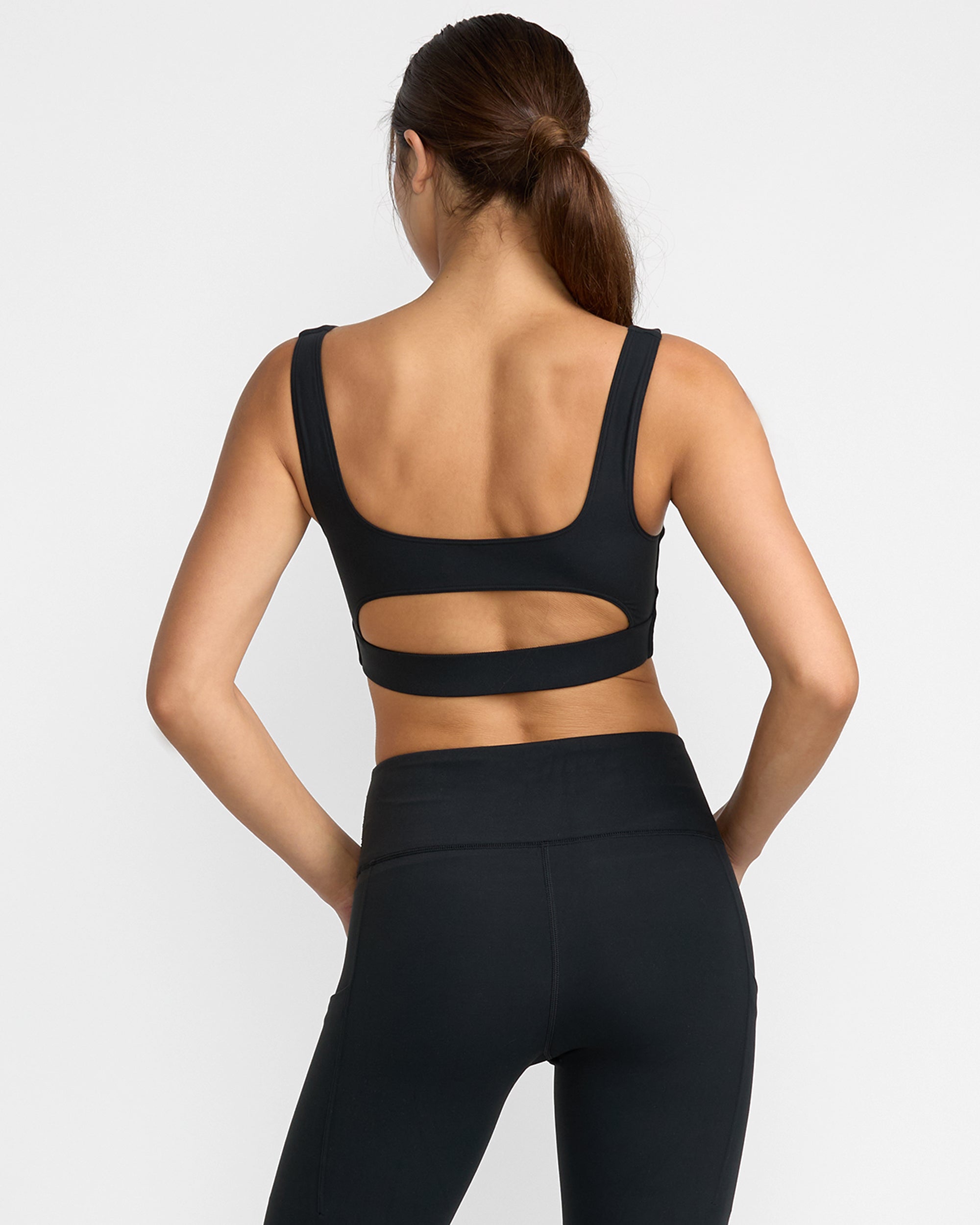 VA Square Neck Bra - Black | RVCA on sale