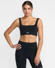 VA Square Neck Bra - Black | RVCA on sale