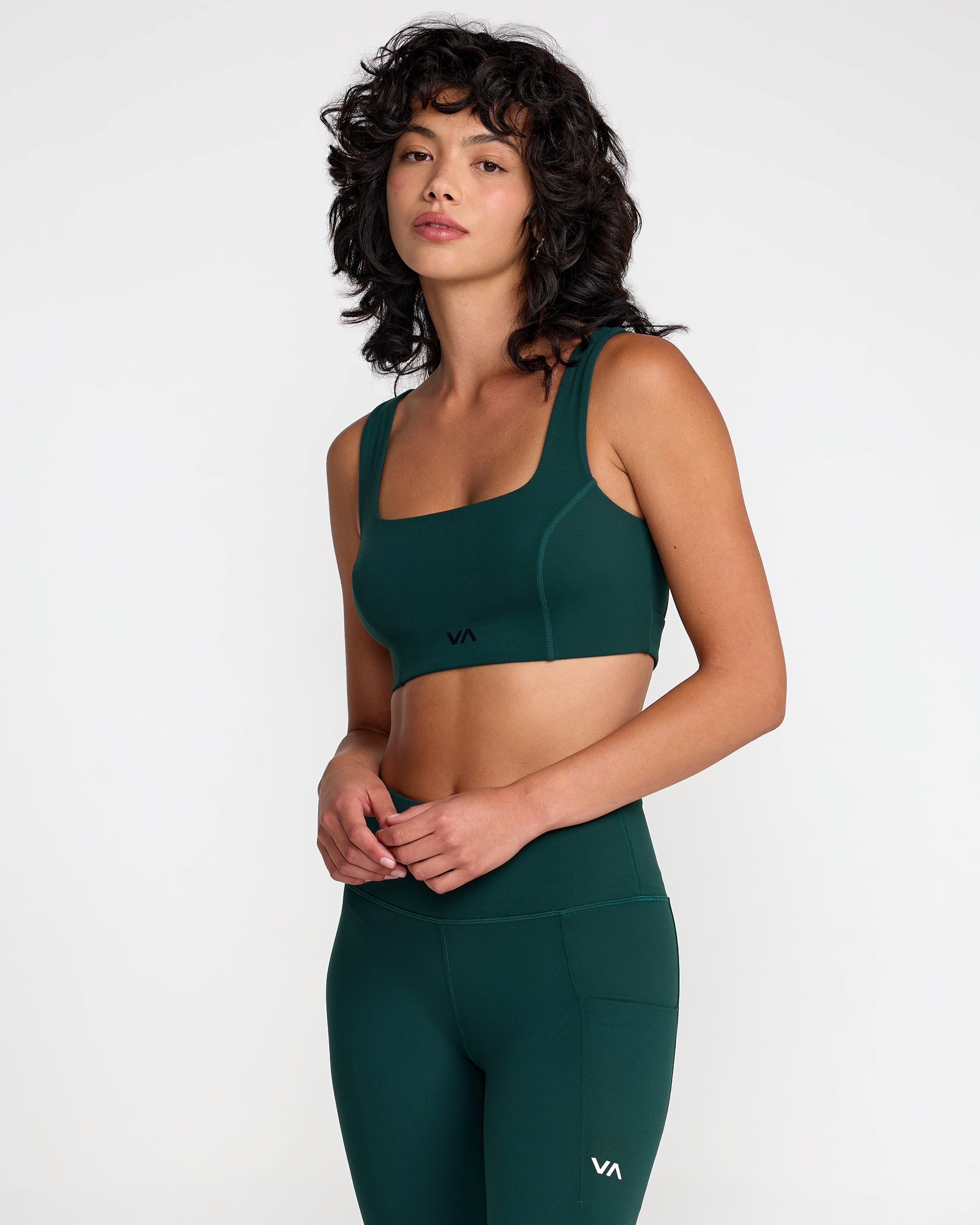 VA Square Neck Bra - Pine | RVCA discount