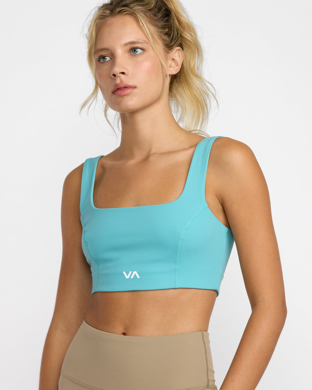 VA Square Neck Bra - Sky Blue | RVCA on sale