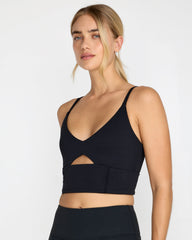 Sidelines Long Bra - Black | RVCA near me