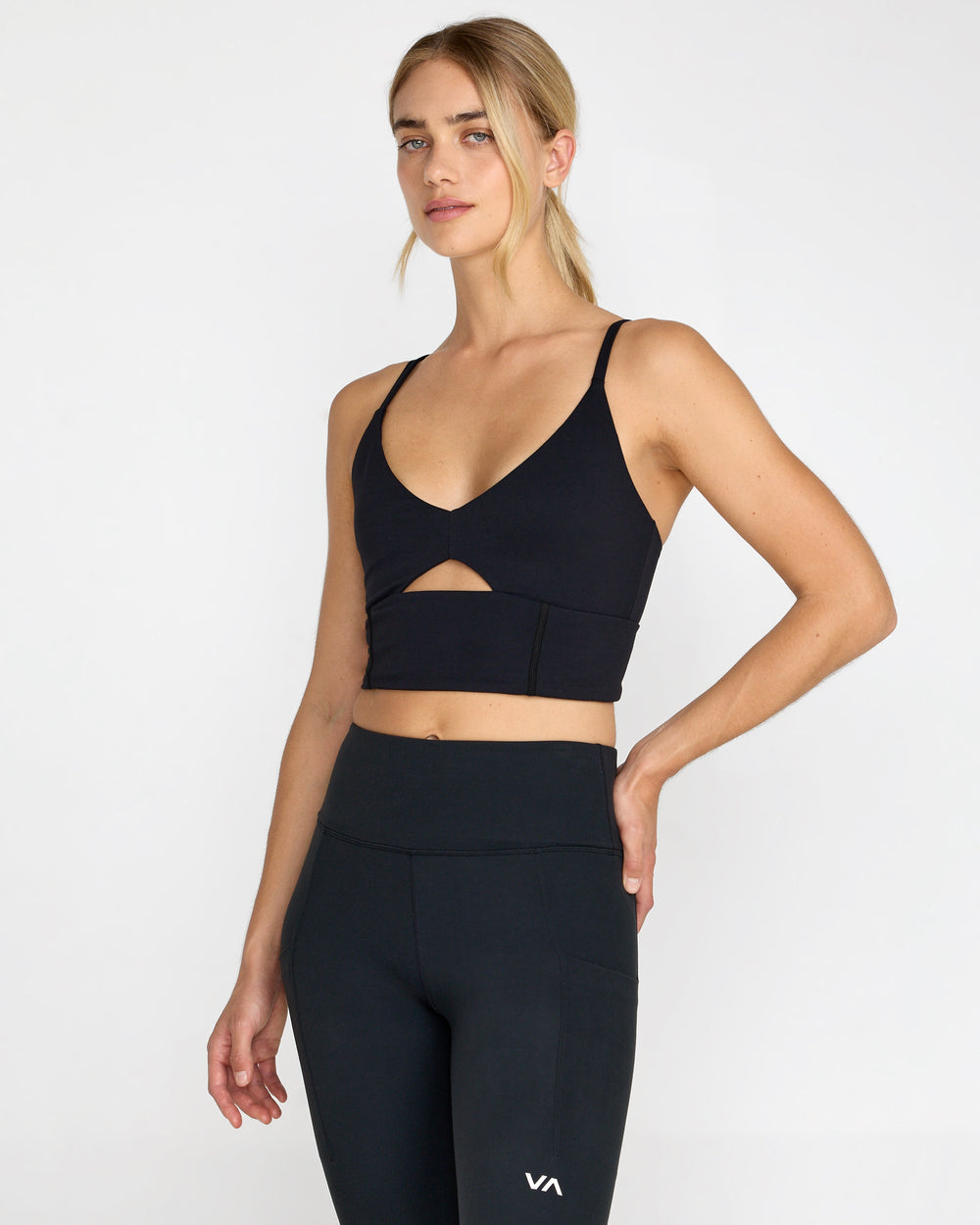 Sidelines Long Bra - Black | RVCA near me