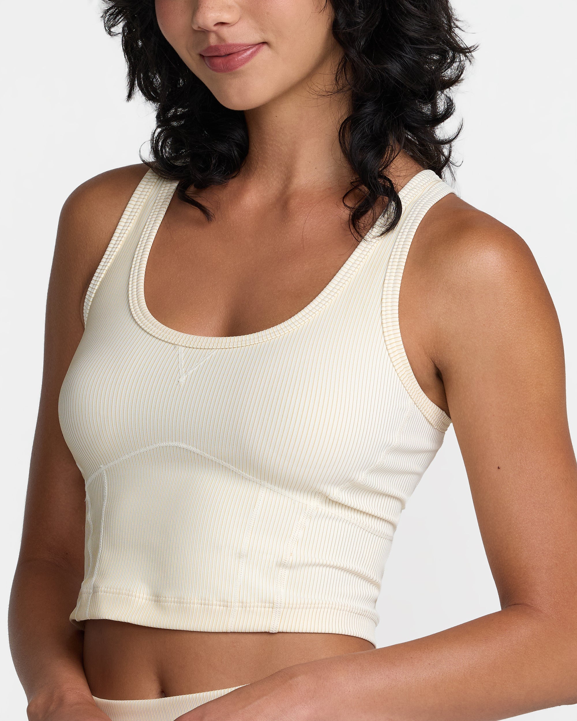 Scoop Neck Long Line Bra - Vintage Khaki | RVCA for sale