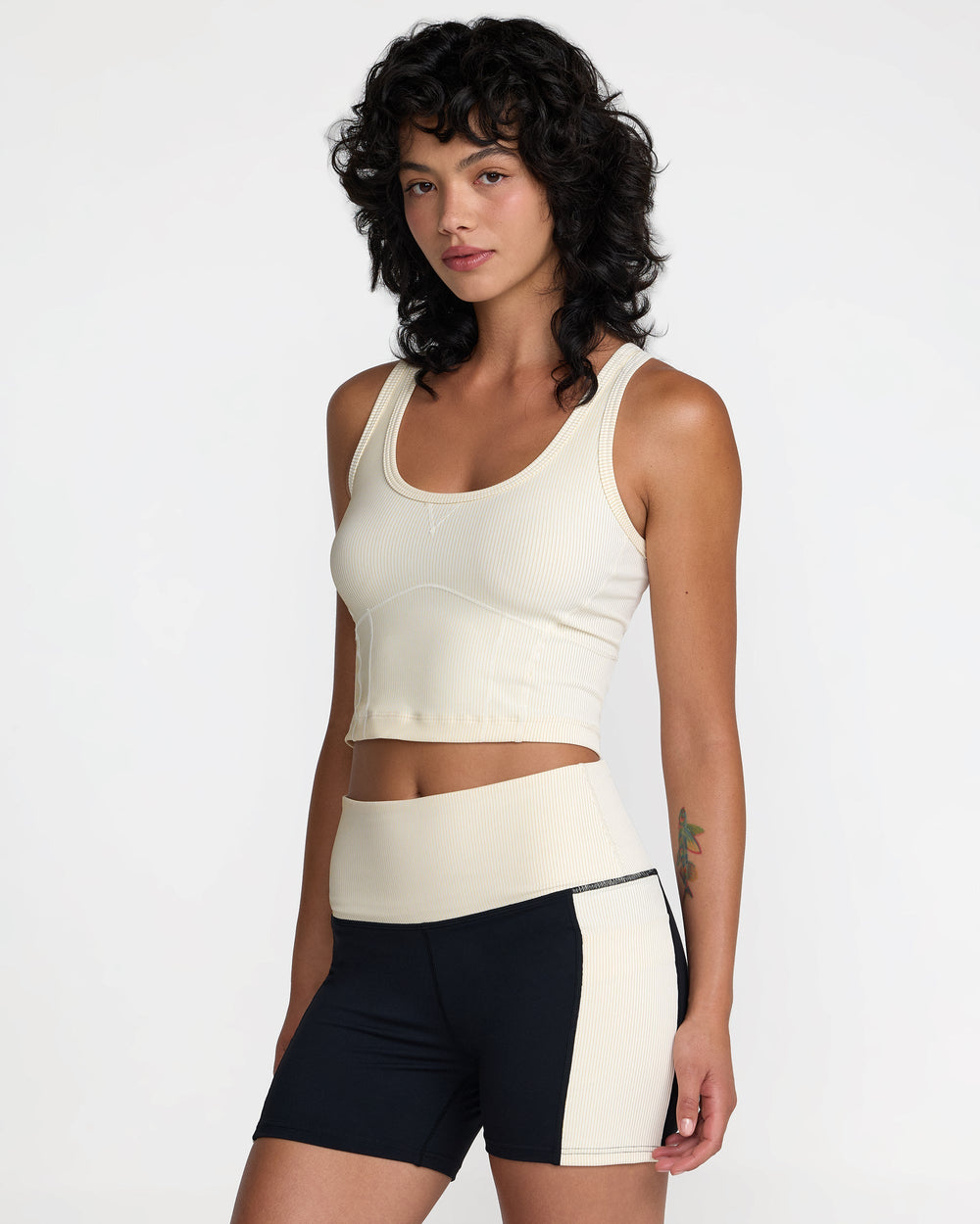 Scoop Neck Long Line Bra - Vintage Khaki | RVCA for sale