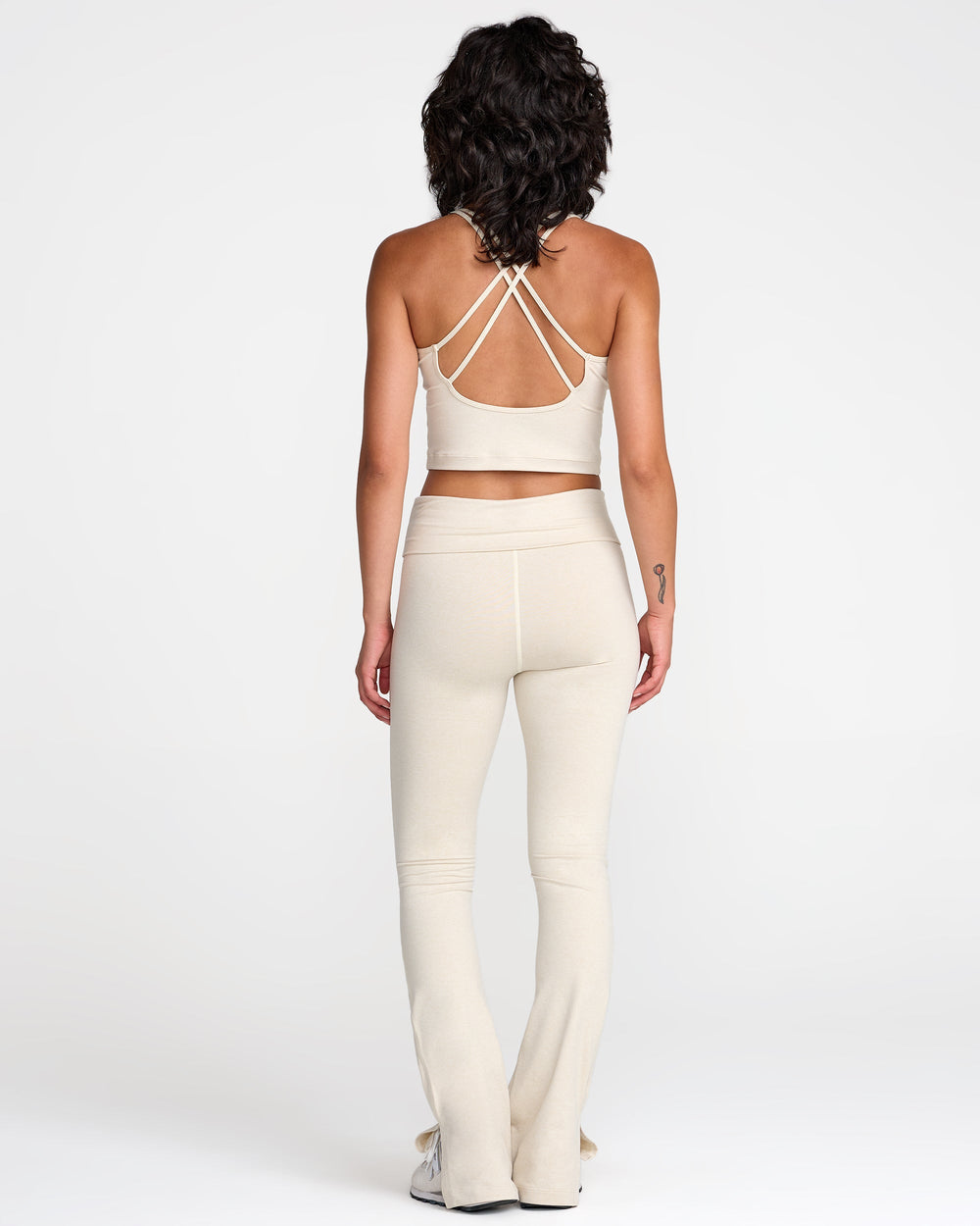 VA Fold Over Flare - Vintage White | RVCA online