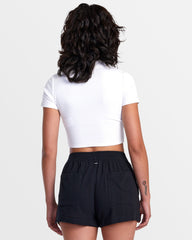 Sawyer Cotton Crinkle Short - Rvca Black | RVCA online