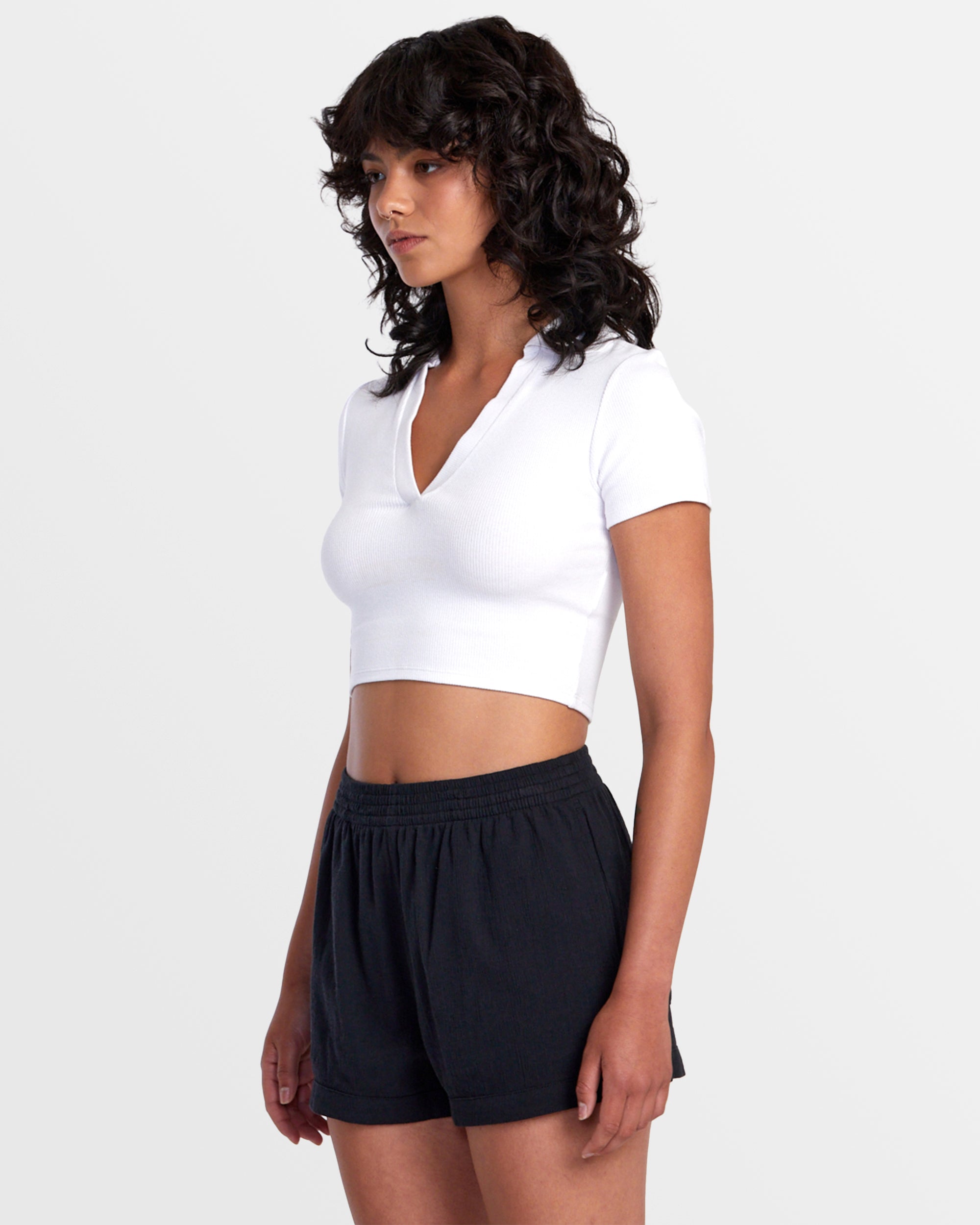 Sawyer Cotton Crinkle Short - Rvca Black | RVCA online