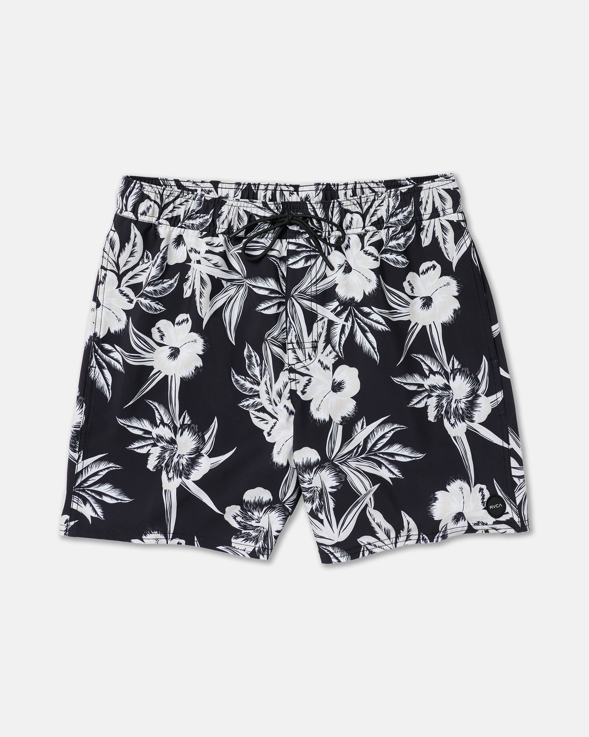 VA Elastic 17" Shorts - Black Floral | RVCA outlet